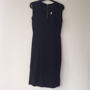 J Crew Black sleeveless dress